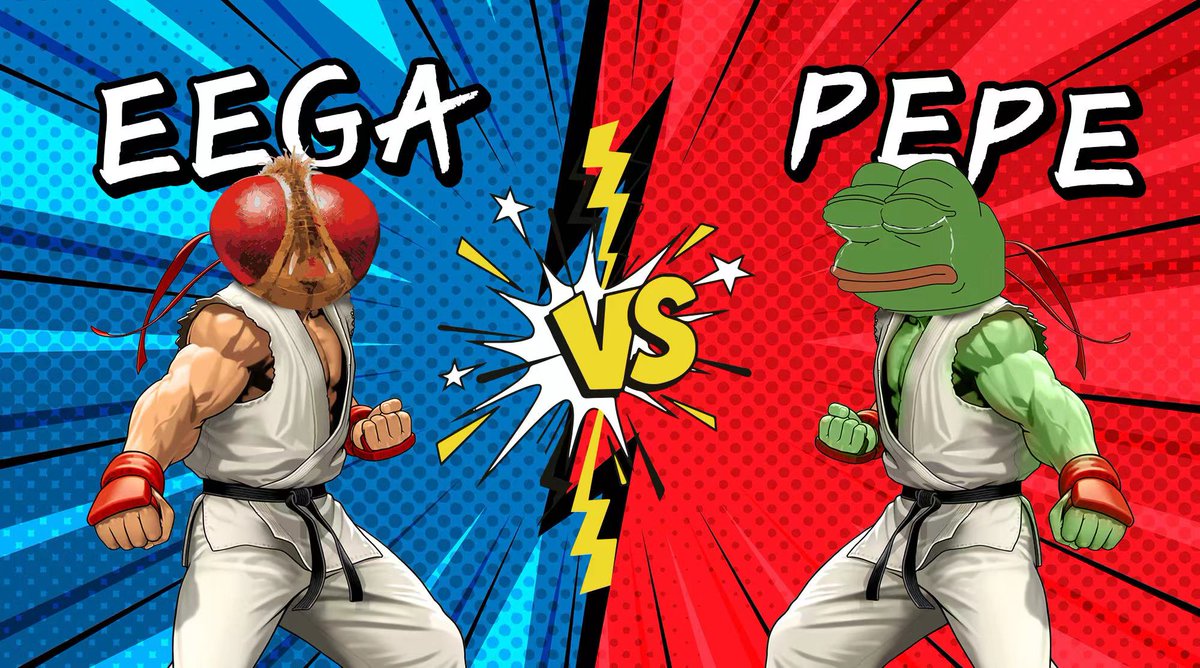 EegaCoin's tweet photo. Pepe is the Frog King, Eega is the Fly Hero. Pepe is in silence, while Eega makes a comeback. A powerful community will witness it together in the near future.
#PEPE #EEGA https://t.co/YYYOTDkvab