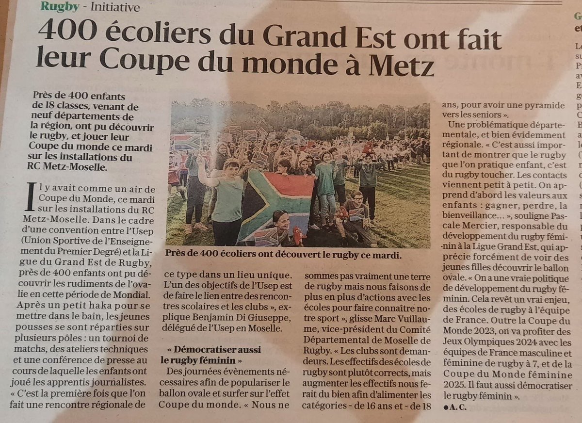 Nous faisons la une du journal mosellan <a href="/55Cpd/">JL DORANGEON CPD EPS 55</a> @IenBar #usepgrandest