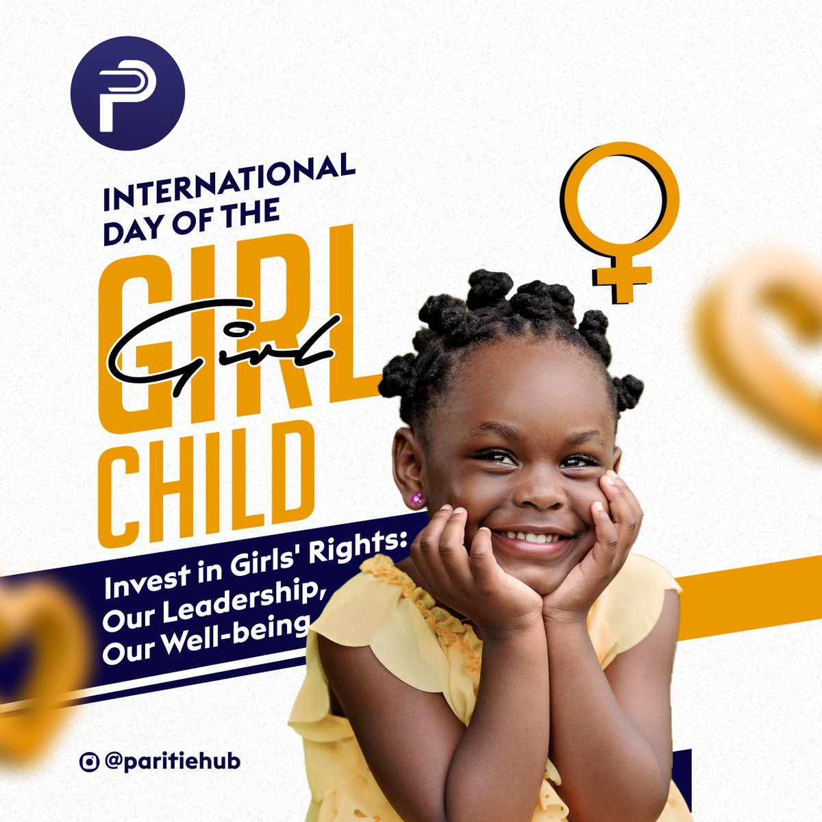 As we celebrate the #InternationalDayOfTheGirl child, let us work towards giving girls the #opportunity to be in the forefront of #change.

We must #invest in #actions needed to make positive impact on the overall #wellbeing of the #girlchild.
#unitednations #unesco #GirlPower