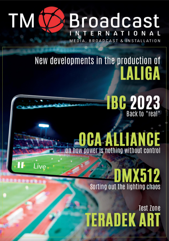 TM_Broadcast's tweet photo. đŽ Here is #122 TMBroadcast International
đ Post IBC
đ„ââœïžđ°Ăscar Lago y LALIGA interview
đïž@OCA_Alliance "Power without control is nothing"
#TechNews #Broadcast #PostIBC #LALIGA https://t.co/Ow6Lhg87k1