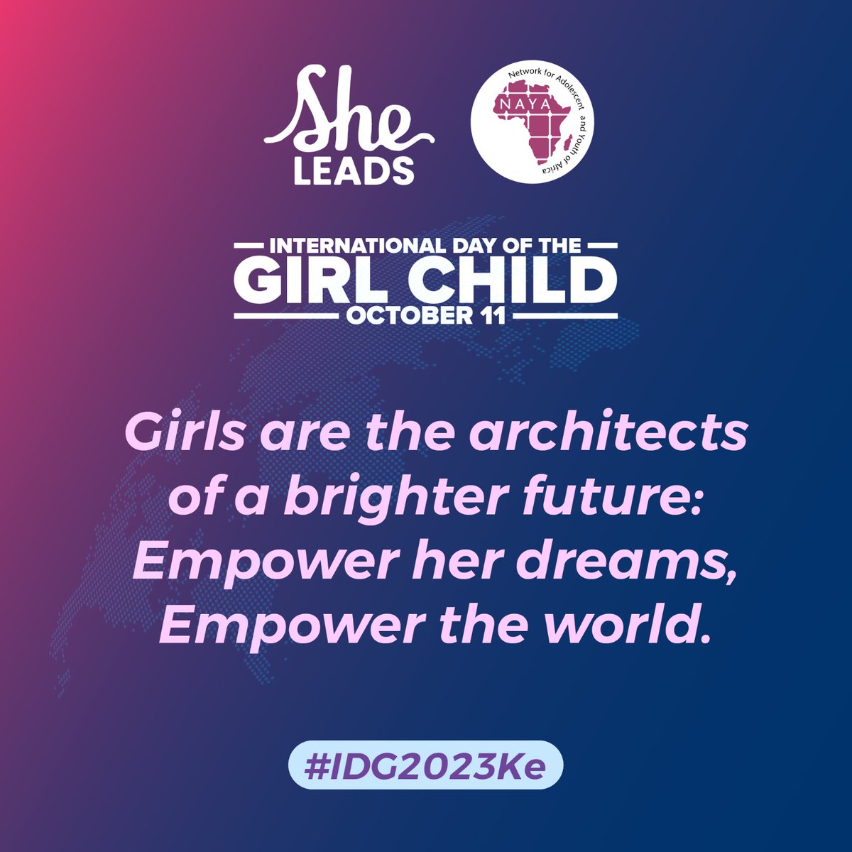 The power of girl is stronger in all ways let's ensure their dreams are valid by Empowering them
#NipoNisikike 
<a href="/NAYAKenya/">NAYA Kenya</a> 
<a href="/SheLeadsKenya/">She Leads Kenya</a>