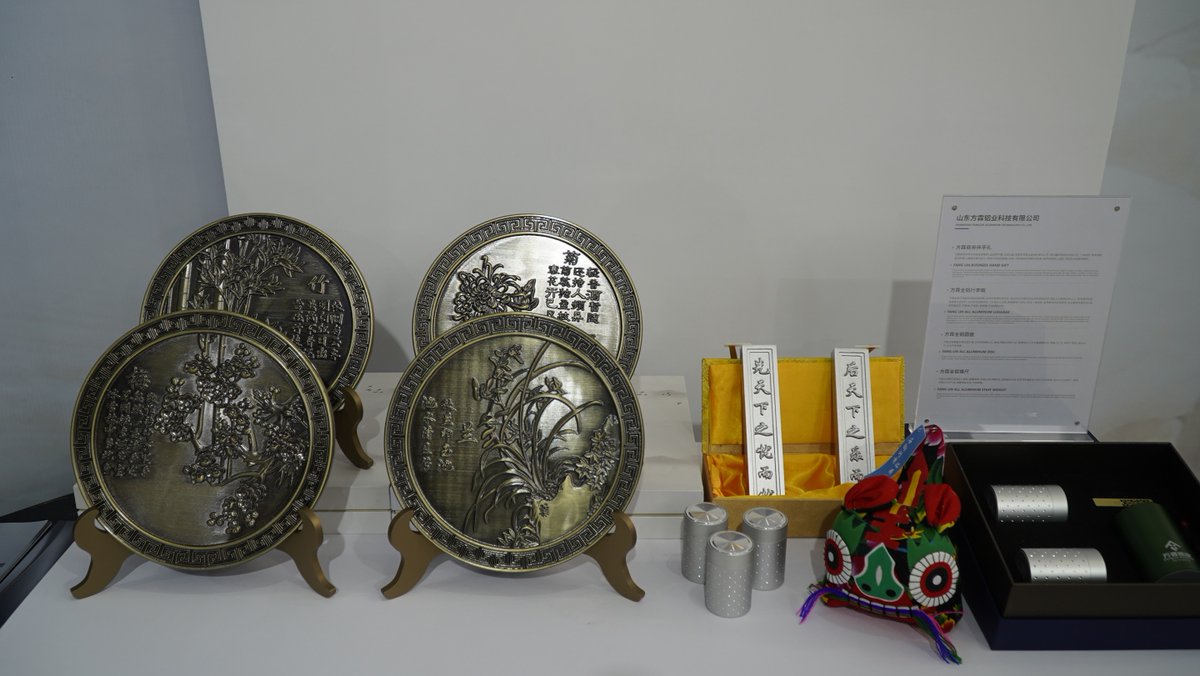 iBinzhou's tweet photo. At the ongoing 4th #Qingdao Multinationals Summit, #Binzhou enterprises are showcasing their cutting-edge technology and products🤩🤩. Here are some highlights from the Binzhou's exhibition area✨✨. #BinzhouUpdates #QMS2023 https://t.co/OozluktLM4