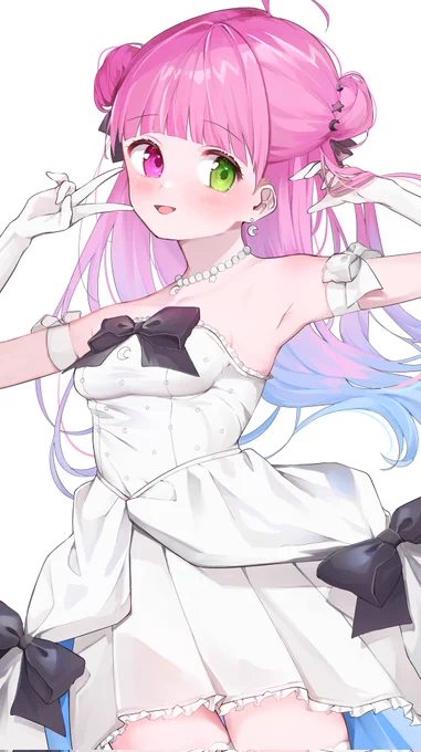 遅れた上に過去絵だけど…ルーナたんお誕生日おめでとう ライブ楽しかった〜!急なホログラで吹いたけどその後のアイドルステージに泣いたよ…  #姫森ルーナ生誕祭2023