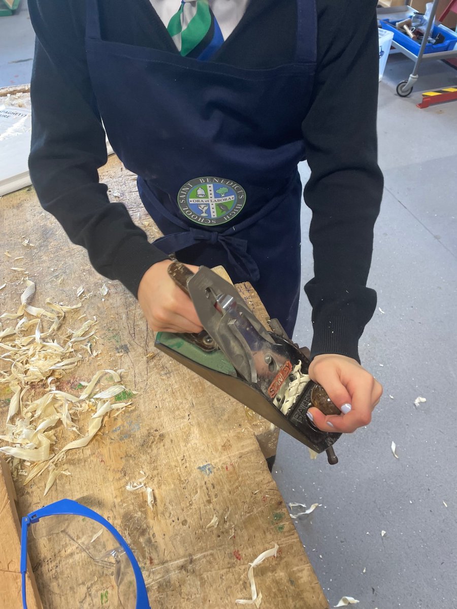 S1 Tech workshop classes have been working hard on manufacturing their spaghetti measure...they will be coming home to your cutlery drawer in the next few weeks! <a href="/stbenedictsren/">St Benedict's High School</a>