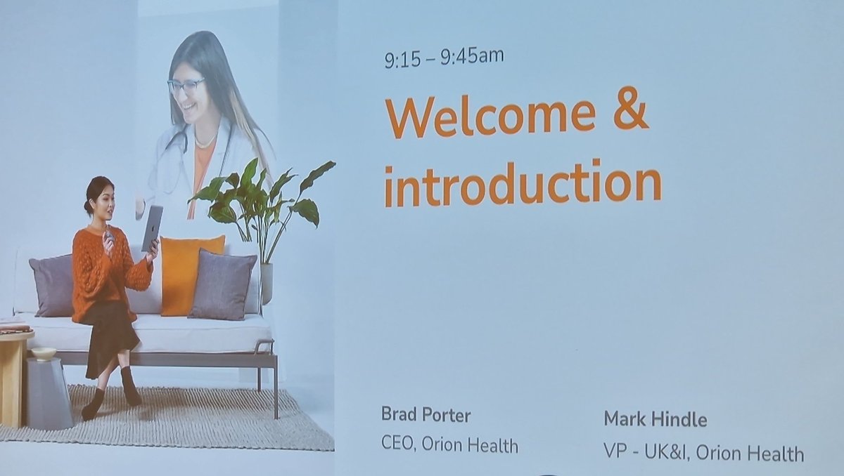 The CHIE team are delighted to be at this year's Orion Health Customer Conference #OHCC 

Looking forward to hearing about what's next for #connectingcarerecords 

<a href="/OrionHealthEMEA/">Orion Health EMEA</a>