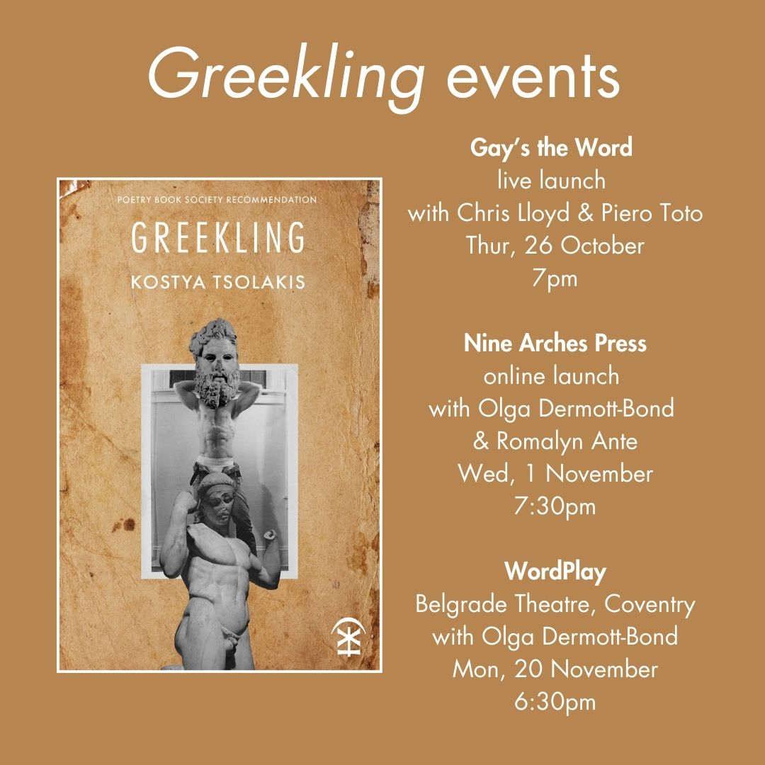 One more event added to the list! 🚂📖 On Mon, 20 November, I'll be heading to Coventry, home to my uni, @uniofwarwick, for a reading with my @NineArchesPress stablemate @olgadermott at The Belgrade Theatre, part of the WordPlay series. For tickets visit eventbrite.co.uk/e/wordplay-poe…