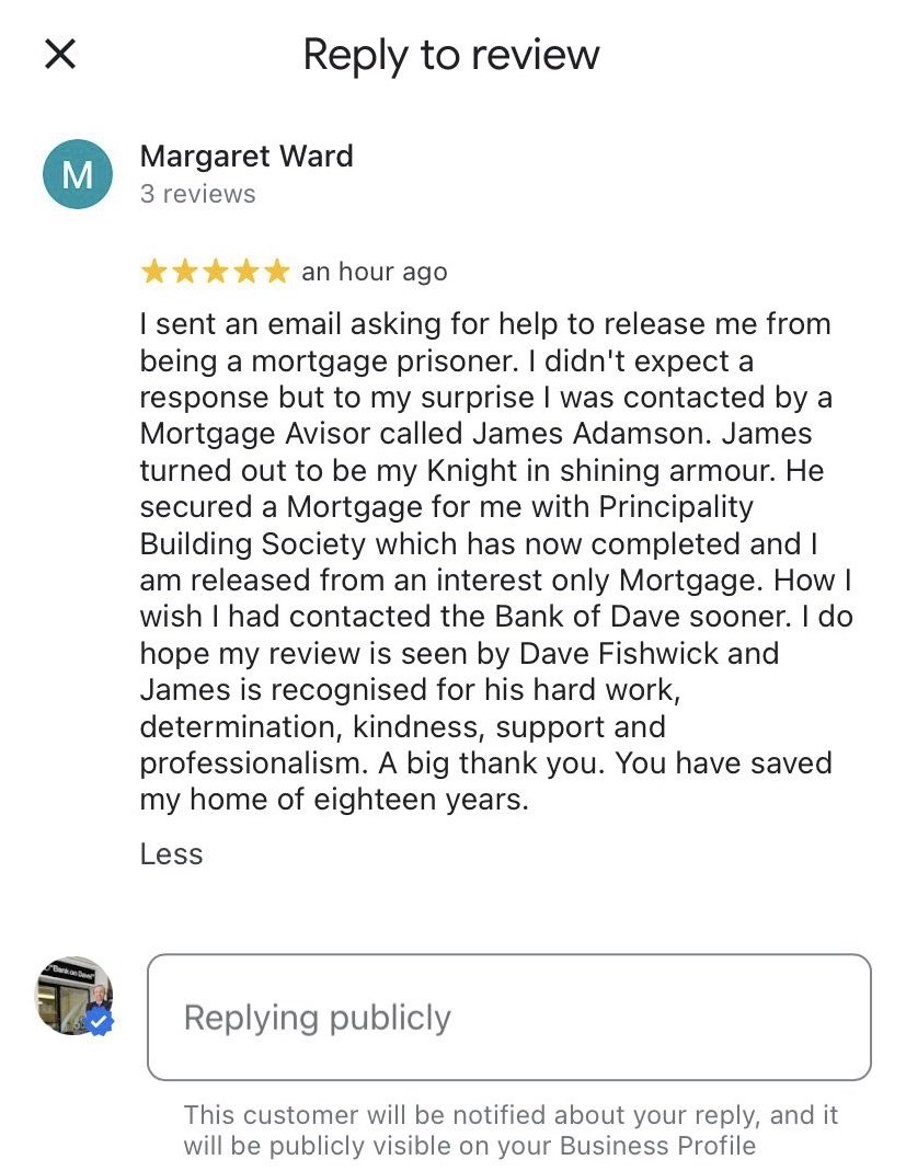 Bank on Dave (@fishwickdavid) on Twitter photo One of the most Amazing Letters Ive ever received!!
I’m so pleased the Bank of Dave could Save your home, Margaret, Ive read about people being trapped in terrible mortgages by the big banks with no way out! #MortgagePrisoners <a href="/mortgageprison/">UK Mortgage Prisoners</a>
#BankofDave
burnleysavingsandloans.co.uk/mortgages/ One of the most Amazing Letters Ive ever received!!
I’m so pleased the Bank of Dave could Save your home, Margaret, Ive read about people being trapped in terrible mortgages by the big banks with no way out! #MortgagePrisoners <a href="/mortgageprison/">UK Mortgage Prisoners</a>
#BankofDave
burnleysavingsandloans.co.uk/mortgages/