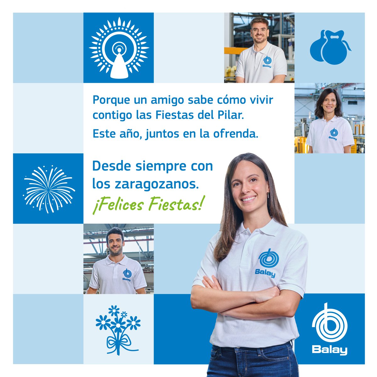 Un amigo sabe cómo celebrar los momentos especiales. Por eso, hoy os deseamos a todos… ¡Un feliz Día del Pilar! 💐​

Desde siempre con los zaragozanos 💙​

#DíaDelPilar