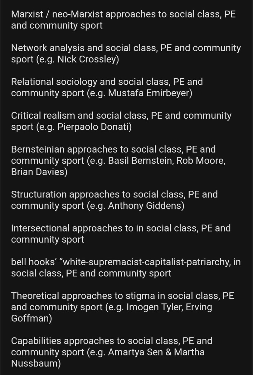 Open call for chapters: 'Social Class, Physical Education and Community Sport' @tandfsport 2025. @StuartWhigham @DrIzramChaudry would like to open a call for 2-4 chapters for our edited collection due in 2025. The aims and overview can be seen below.