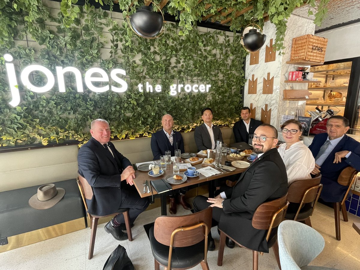 Fantastic to hear about <a href="/MonashUni/">Monash University</a> &amp; @monashcollegeau partnering with KSA on education solutions in support of Vision 2030. All while enjoying a flat white at Aussie retailer <a href="/jtg_sa/">JONES THE GROCER SA</a> in the heart of #Riyadh. MD 🇦🇺