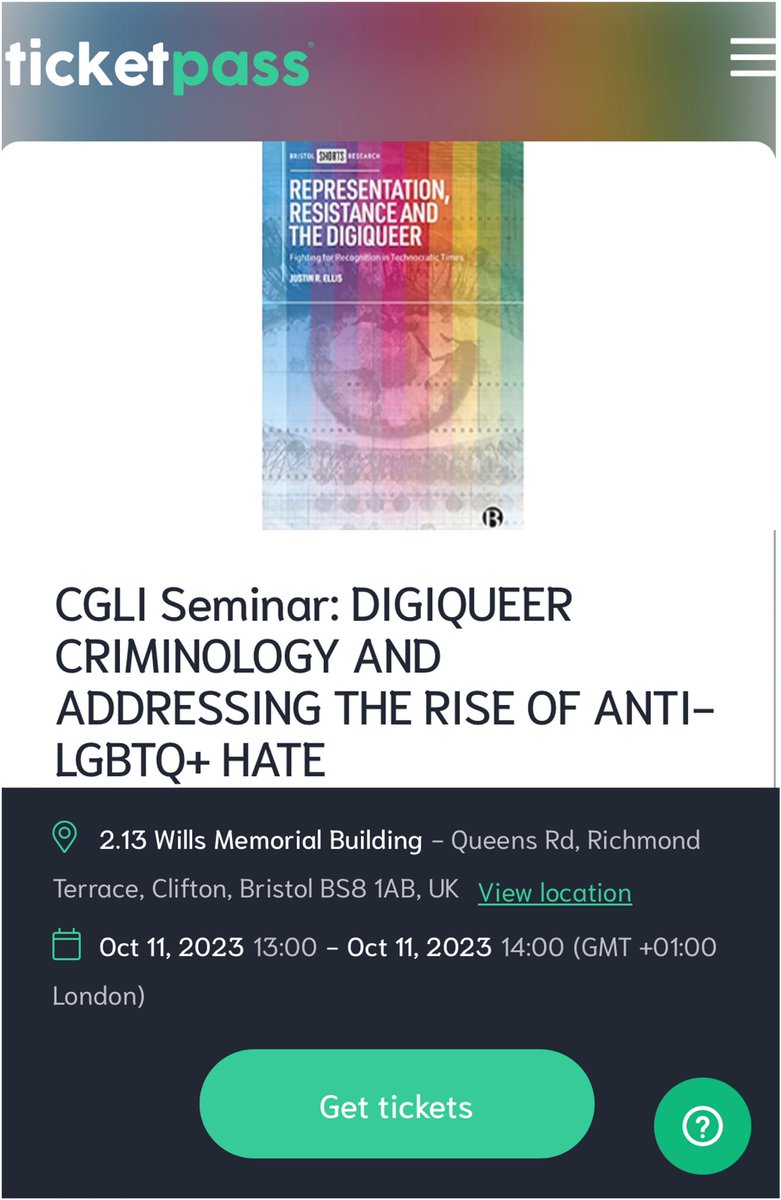 justRellis's tweet photo. Looking forward to the final #digiqueer presentation on this whirlwind UK book engagement tour 1PM today 2.13 Wills Memorial Building. Registration details in the link. https://t.co/JvUmECbn0Q @uonlawschool @BrisUniPress @bristol_crim @BristolUniLaw @DigiFutures https://t.co/QLKPSAWjKm