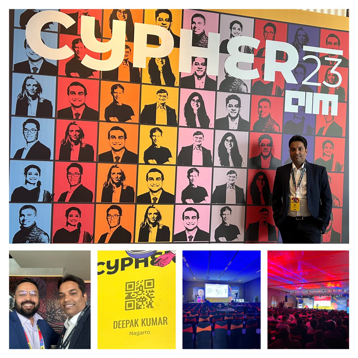 deepak812's tweet photo. The biggest AI &amp; Analytics Conference.. #Cypher2023 #analyticsindiamagazine  @Analyticsindiam https://t.co/sh0gdVjN3s