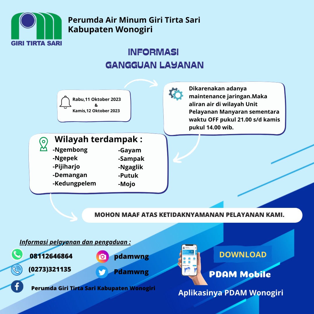 PUDAM Wonogiri (@pdamwng) on Twitter photo 