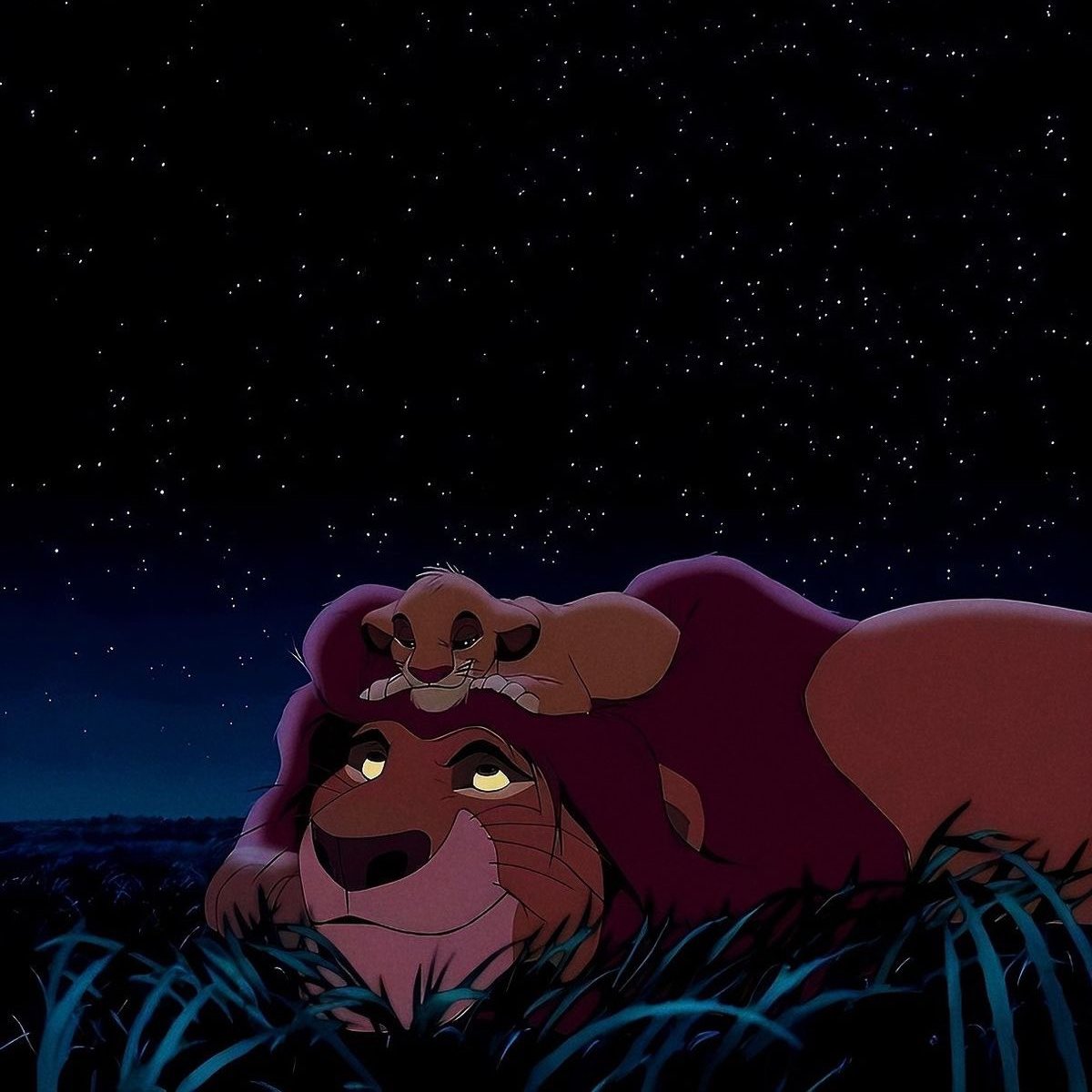“Simba, te voy a contar algo que un día me dijo mi padre. Mira las estrellas, los grandes reyes del pasado nos observan desde las estrellas y cuando te sientas solo, recuerda que esos reyes estarán ahí para guiarte, y yo también”.

- Mufasa (El Rey León).