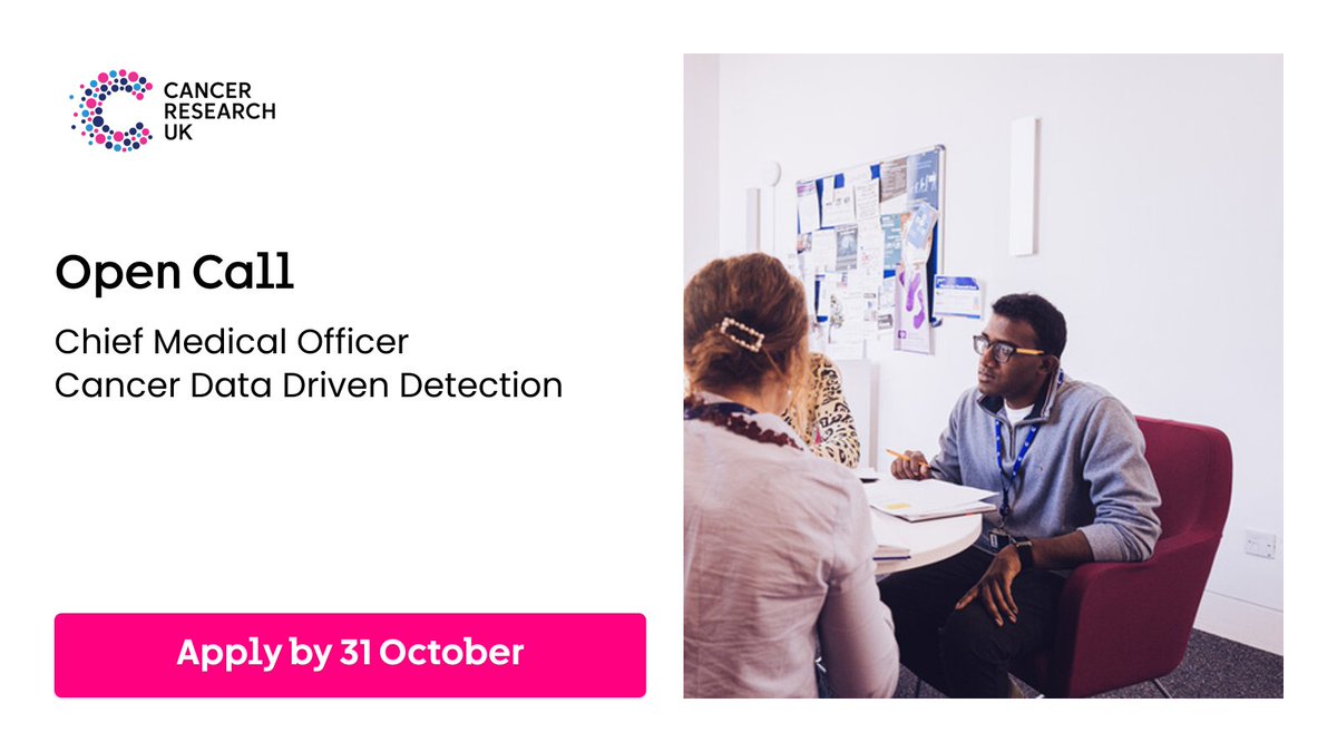 Science and Innovation at Cancer Research UK tweet media