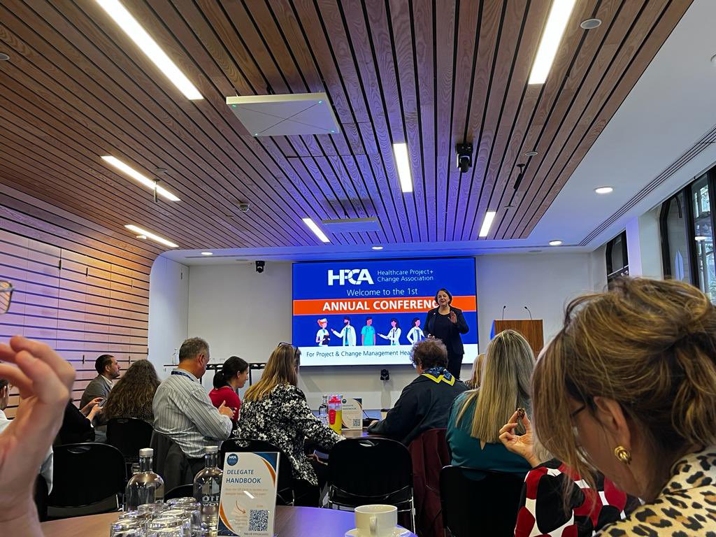 THGworks's tweet photo. Welcome to the 1st HPCA Annual conference #HPCAConf23 Fantastic start and sharing of the community of healthcare project and change leaders and managers #professionals  @THGworks https://t.co/n9rySE5lBc