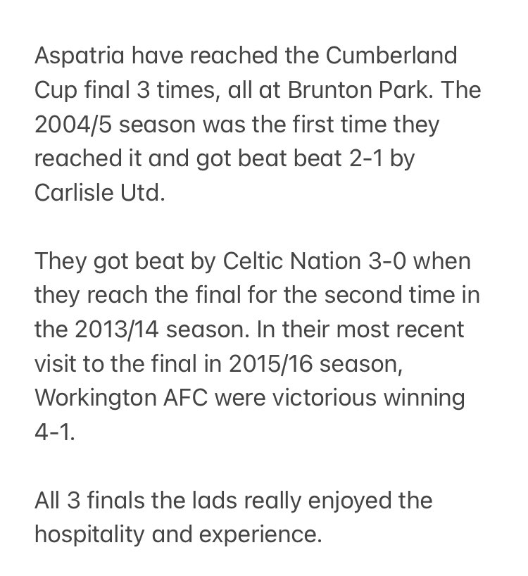 Non League Cumbria tweet media
