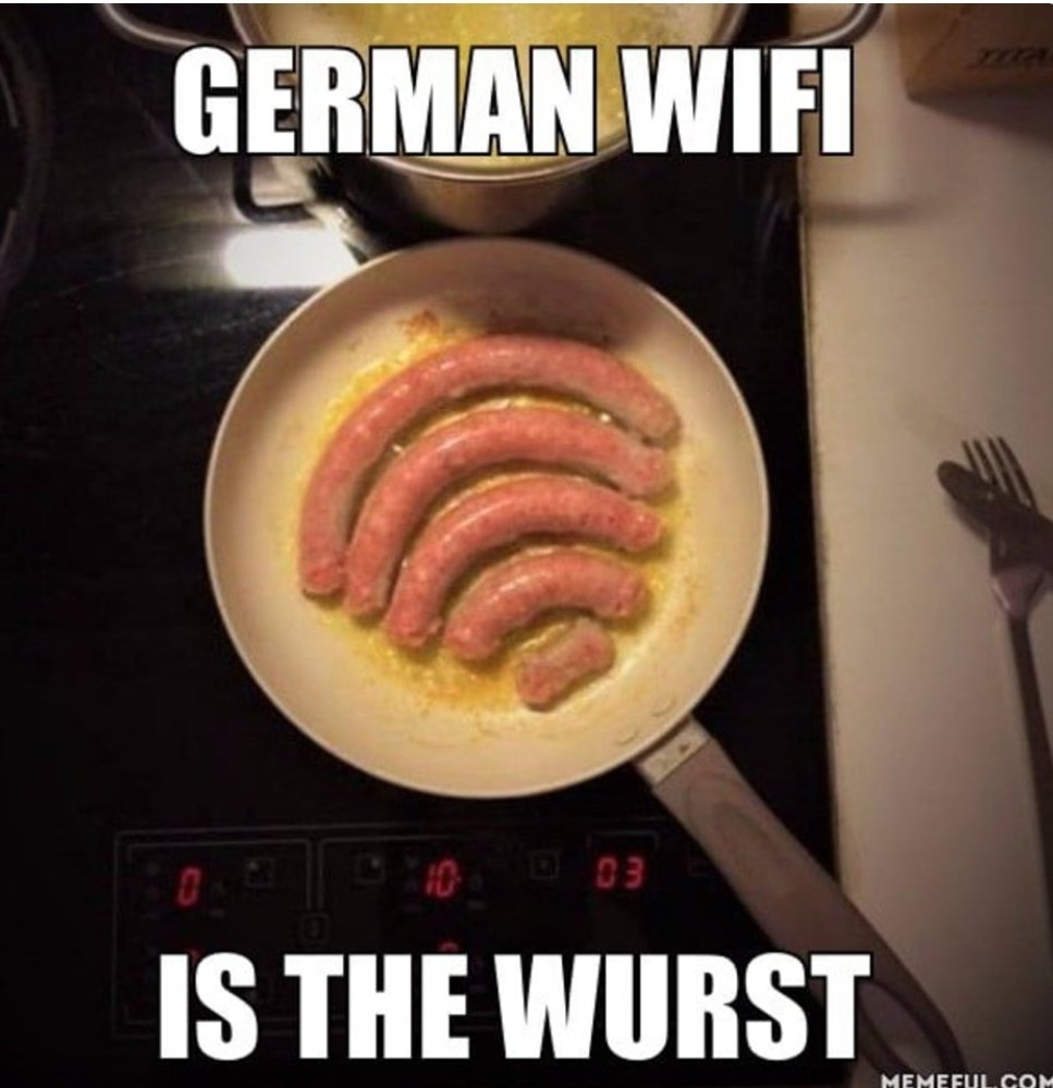 CStinaday's tweet image. I am now what you call a 'live streamer' on Tiktok, and let me tell you, the Internet in Germany is making this very difficult.  
I might as well be on dial up. I've seen potatoes with more coverage. #difficultdays