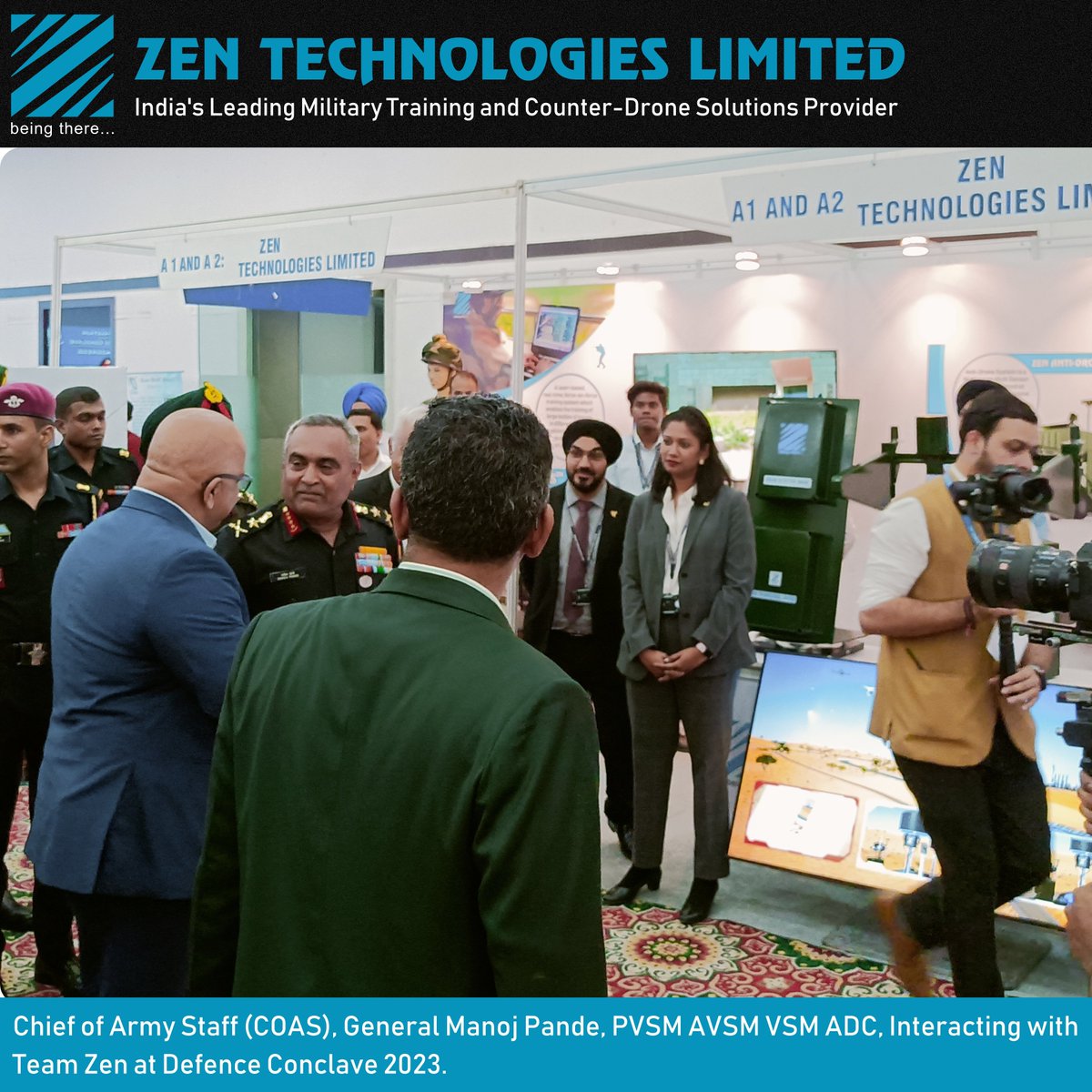 ZenTechnologies's tweet image. Grateful to all the esteemed delegates and organizers @BharatShaktiBSI  for a successful conclusion of Defence Conclave 2023! 🌐🤝 
#BeingThere #DefenceConclave2023 #Innovation