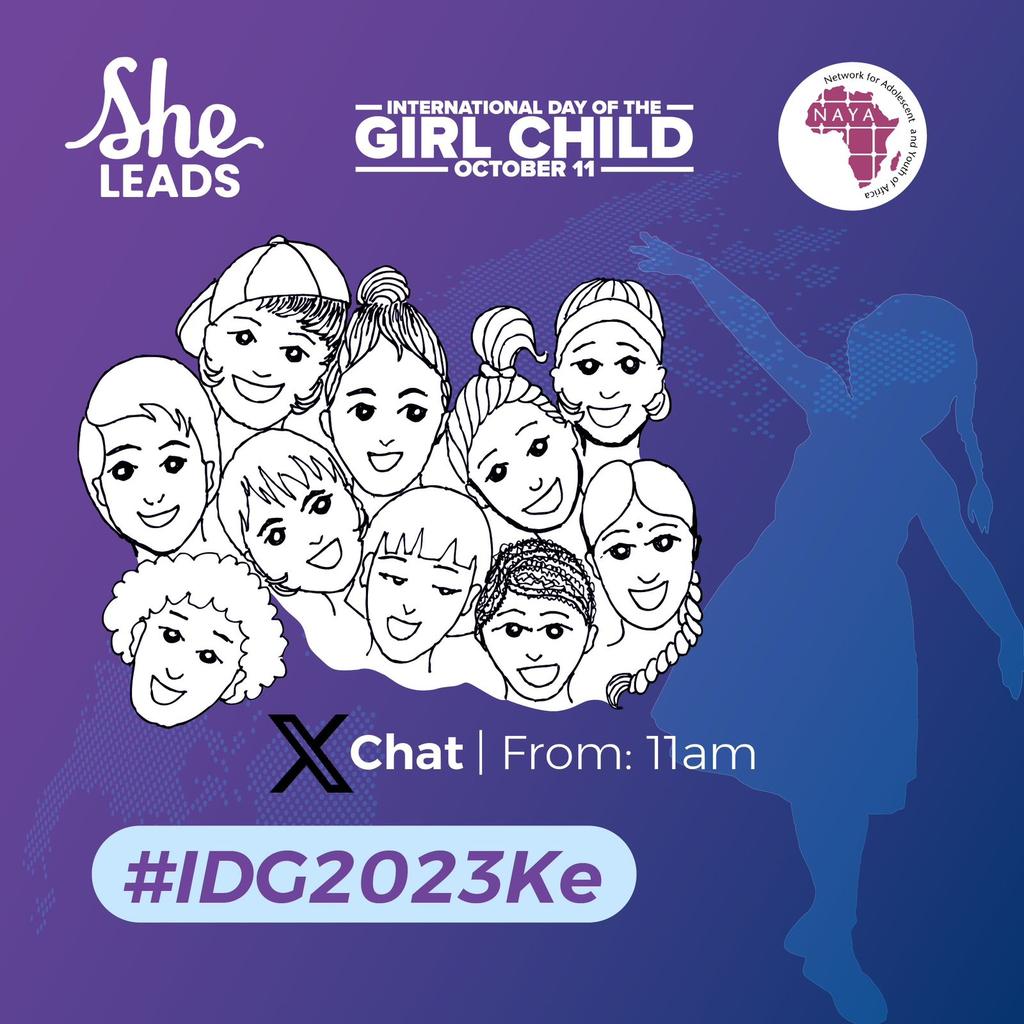 Aweweee here we are let's amply girls voices to make them future leaders happy girl child day to all
#NipoNisikike 
<a href="/NAYAKenya/">NAYA Kenya</a> 
<a href="/SheLeadsKenya/">She Leads Kenya</a>