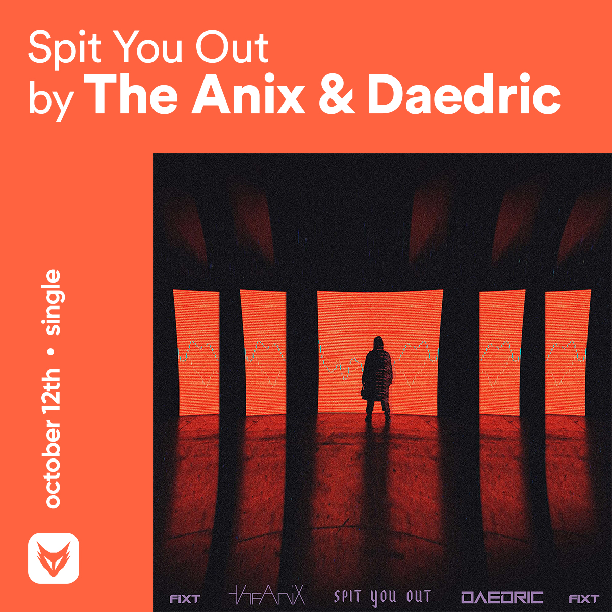 FOXCOREisdead's tweet image. // Thursday singles, Pt. I.I: October 12th

@theanix &amp;amp; @daedricofficial — Spit You Out
@continentsband — HURRICANE
#TheDifferenceBetween — Everyone Carried a Shadow (feat. @andycizek)