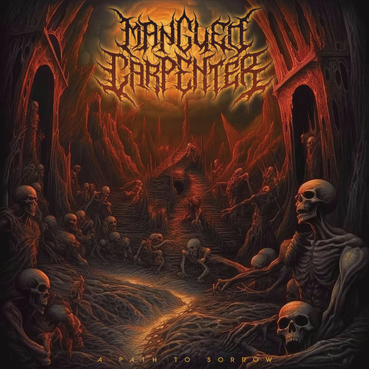ImperativePR's tweet photo. New Mangled Carpenter single 'A Path To Sorrow' landing this Friday! It's the second single from the next MC album, Salvation Syndrome, which will be released on Oct 27th through Rottweiler Records/ Broken Curfew Records
#mangledcarpenter #rottweilerrecords #brokencurfewrecords https://t.co/Z8DqxYQh4r
