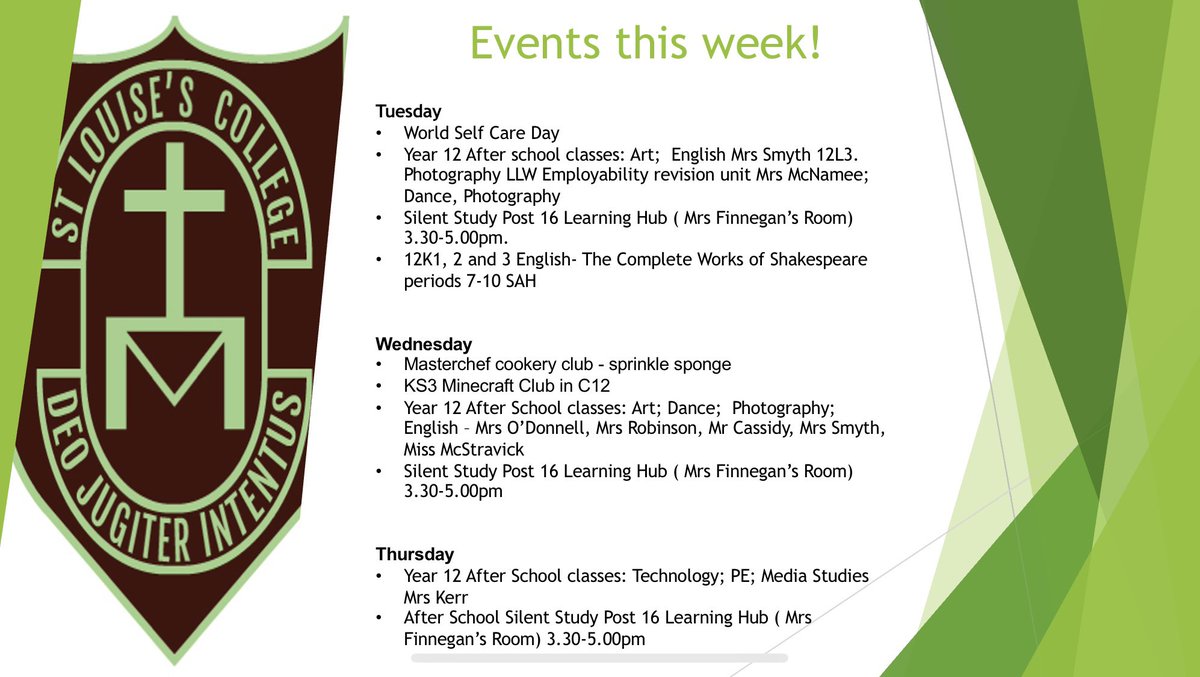 St. Louise’s Comprehensive College (@stlouises_cc) on Twitter photo 