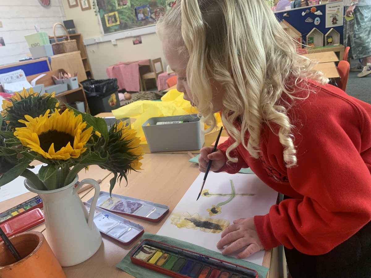 Beautiful artwork in Fox Cubs this week 🌻🦊 #RiseToTheChallenge