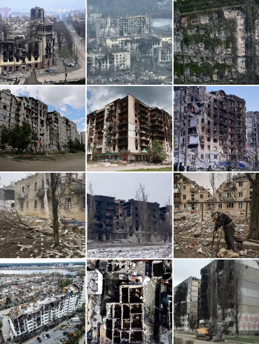 TonyaMaliei's tweet photo. A new wave of misinformation on Twitter from the botfarm: the photo of Gasa and the text “imagine russia has done it to Ukraine”. Russia literally has done it to Ukraine and destroyed MANY cities, bombed power plants and there was NO electricity during frosty winter. https://t.co/x0iCNc8Cyf