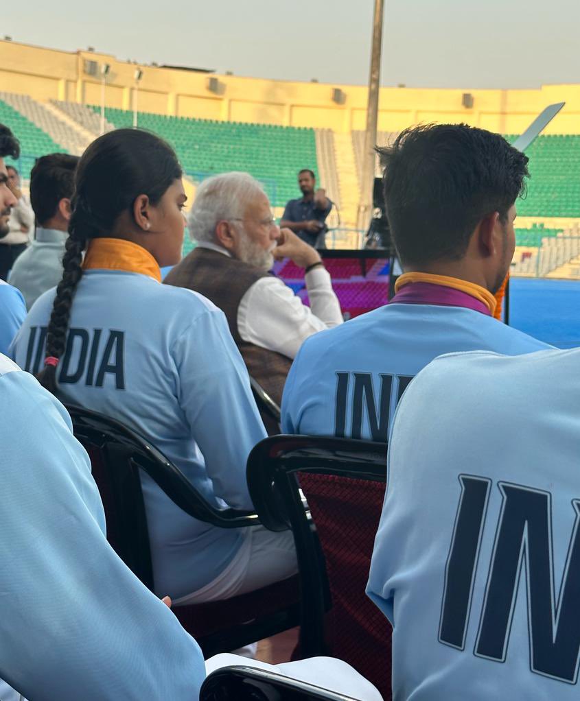 Honoured to be part of Asian Games’22 felicitation program and meet all the dignitaries. Thank you our Honourable Prime Minister @narendramodi Sir for inspiring not only just sportspersons but everyone across the world with your words and motivate us to dream bigger everyday!