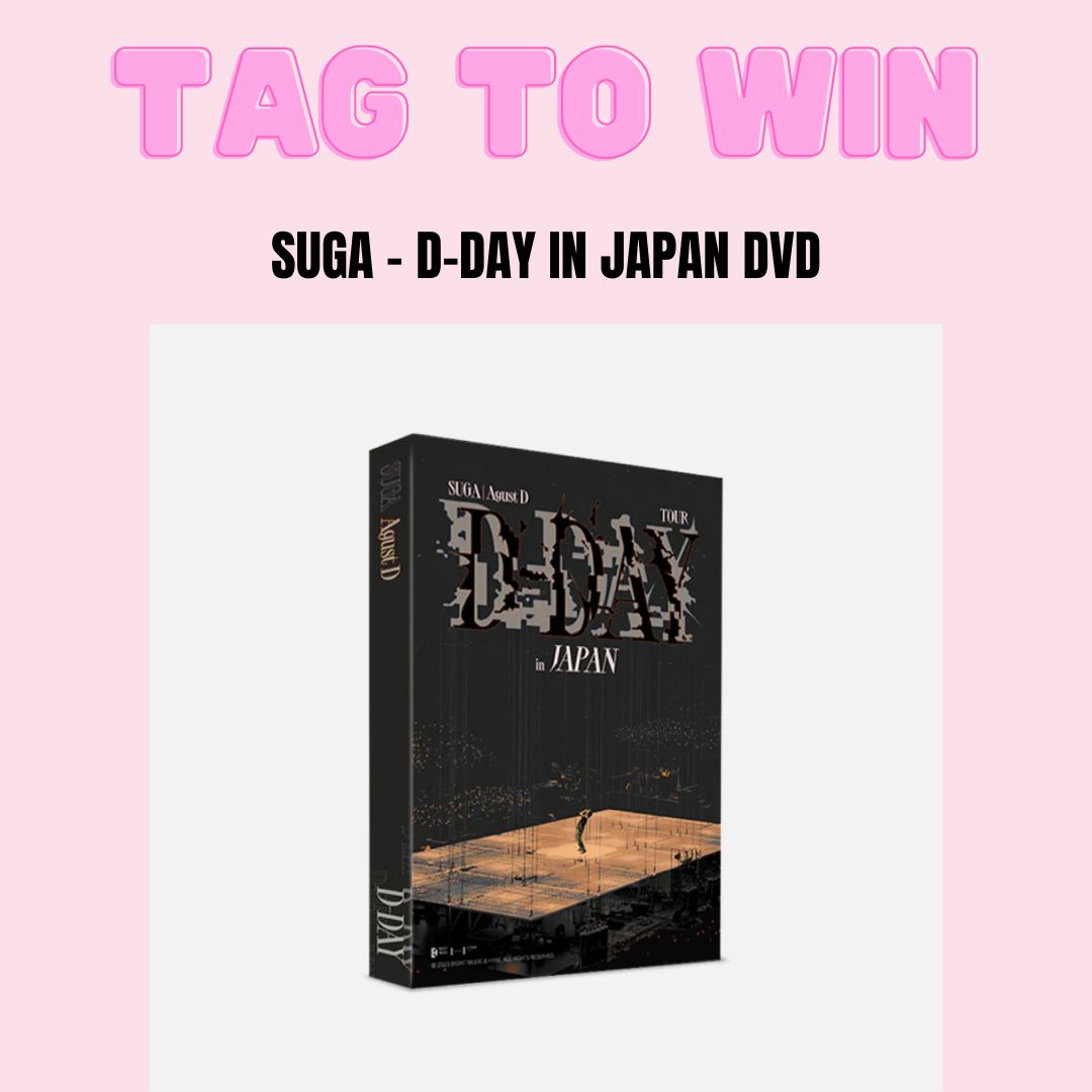 Suga - 'D-Day' In Japan DVD Giveaway🎁 WIN Suga - 'D-Day' In Japan DVD for YOU + YOUR FRIEND Winners : 5 Couples = 10 Winners 1. FOLLOW @cokodive 2. TAG a friend under this photo 3. Both YOU + YOUR FRIEND must follow @cokodive 4. RT this Post!