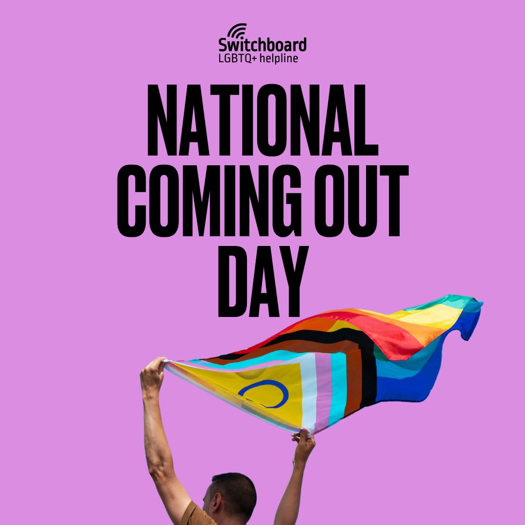 It's #NationalComingOutDay so we asked our volunteers to send a message to folks who are considering coming out, or who may not be 'out' but are in the process of working out their identity. 🏳️‍🌈🏳️‍⚧️ Scroll through this thread to see what they had to say...