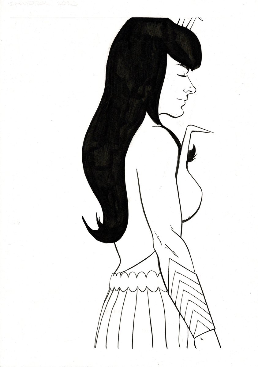 ChrisAGeary's tweet photo. Inktober Day 11. Mantis
Brush and Indian Ink on A3 Watercolour Paper.
#inktober #inktober2023 #mantis #avengers #GOGT #celestialmadonna #mcu #marvel #marvelcomics #marvelstudios #blackandwhiteart #originalart https://t.co/DQcPrrCX7u