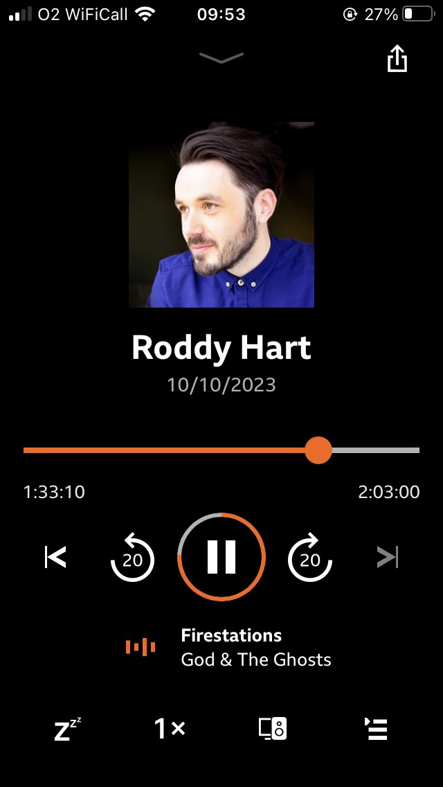 Laura, Mike and Martin were on the Roddy Hart Show last night talking about some of their fave ever songs for the #mein3 feature. Stereolab, Silver Jews and The Amps are involved, plus God & The Ghosts 🧡@BBCRadioScot @BBCRoddyHart