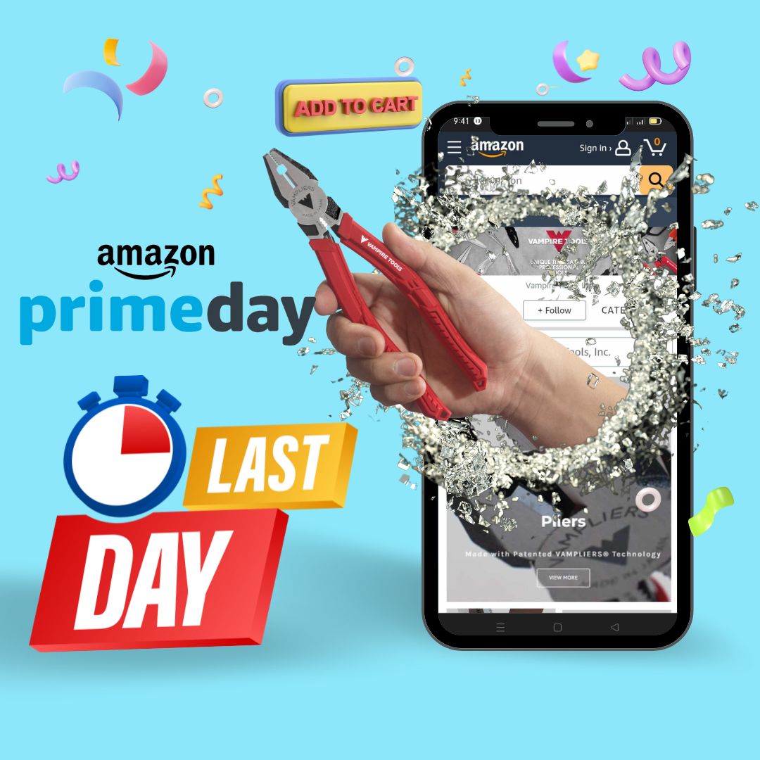 Vampire_Tools's tweet photo. Prime Day deals are about to end. Hurry! visit our Amazon storefront website now to shop and save big on our hand tools.
https://t.co/XWeqwR3nRP
#PrimeDayFinale #ShopHandTools #ToolDeals #sale #PrimeDay2023 #primedaysale #Specialtypliers #Screwremoval #screwextractor https://t.co/nmAzg6PMSW