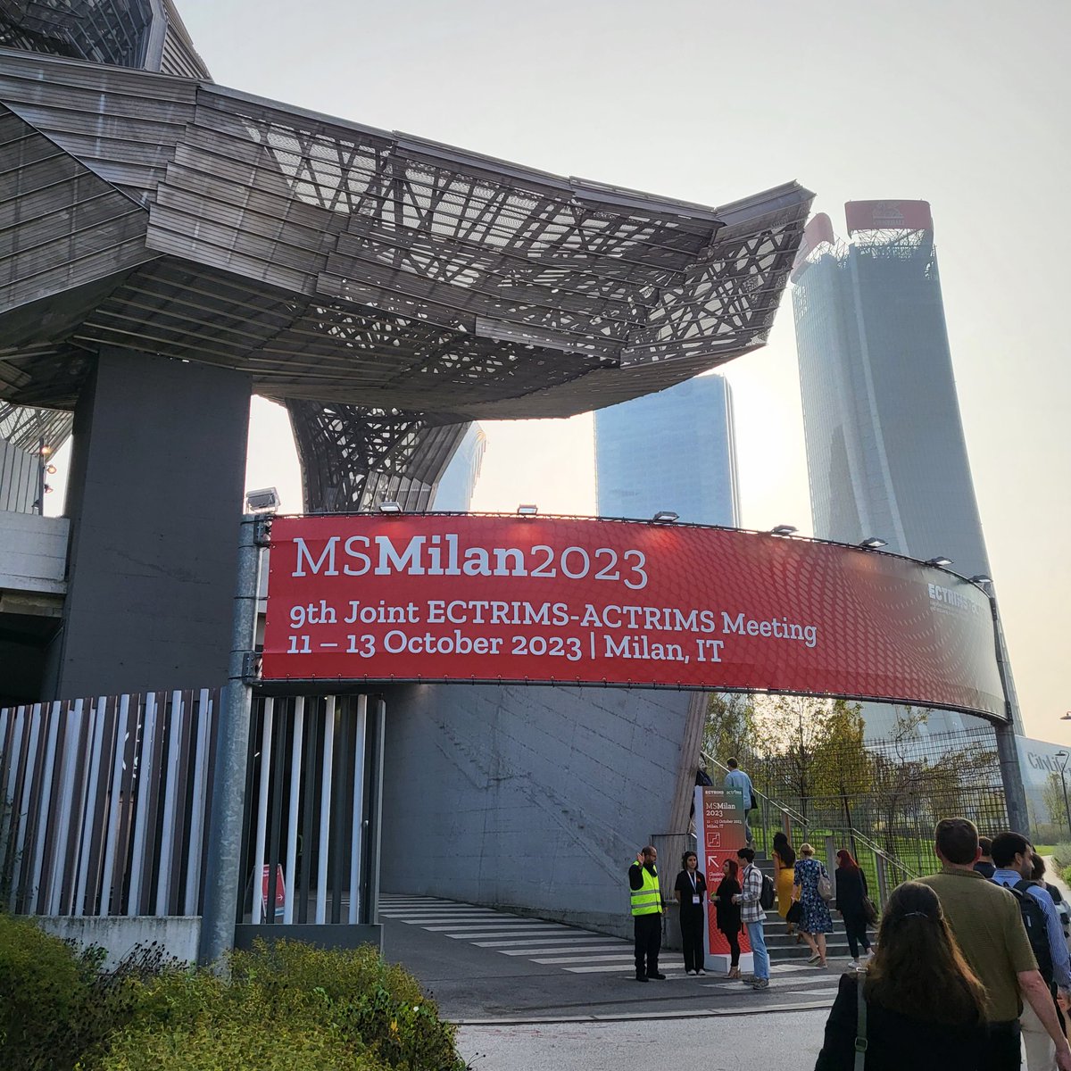 Full house here in Milan for the annual <a href="/ECTRIMS/">ECTRIMS</a> - ACTRIMS meeting. The Day 1 buzz is palpable. Excited to learn the latest in MS research &amp; development. Even more excited to meet colleagues &amp; collaborators in person after months of Zoom meetings! #MSMilan2023