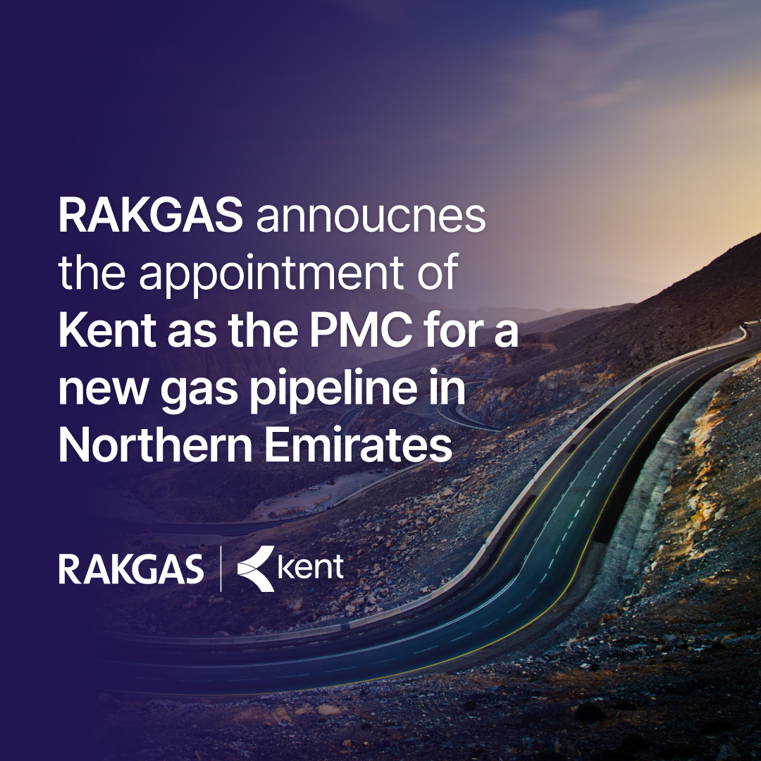 RAKGAS has announced its strategic collaboration with <a href="/Kent_Energy/">Kent</a>, to serve as the PMC for the project, which will span from the Taweelah Fujairah Pipeline to RAK, with a connection to the Sajaa gas storage in Sharjah. 
lnkd.in/dJswrypRC
#energy #collaboration #RAKGAS