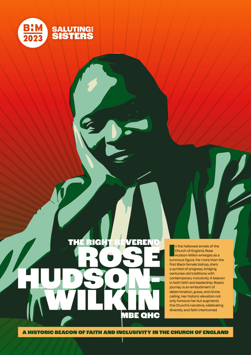In the hallowed annals of the Church of England, Rose Hudson-Wilkin emerges as a luminous figure. Far more than the first Black female bishop, she’s a symbol of progress, bridging centuries-old traditions with contemporary inclusivity #salutingoursisters #BlackHistoryMonth2023
