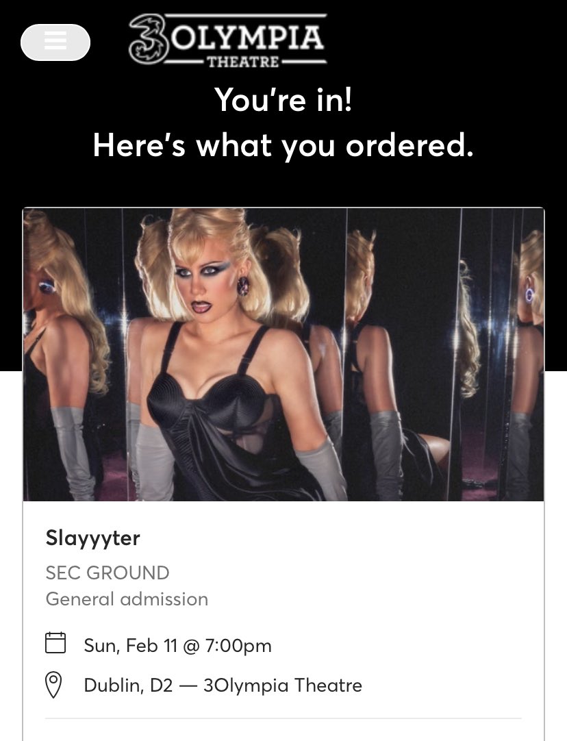 Eoinyyy's tweet photo. We’re in @slayyyter! 🤩 https://t.co/xehLv9Z5qy