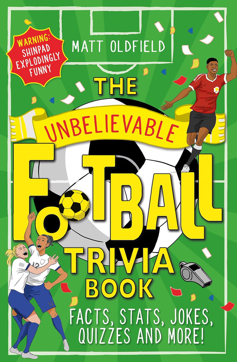 It's COMPETITION TIME, everyone! For the chance to win an early, signed copy of The Unbelievable Football Trivia Book, just FOLLOW + RT. Good luck! #readingforpleasure #readingcommunity #kidsbooks #football #bookgiveaway