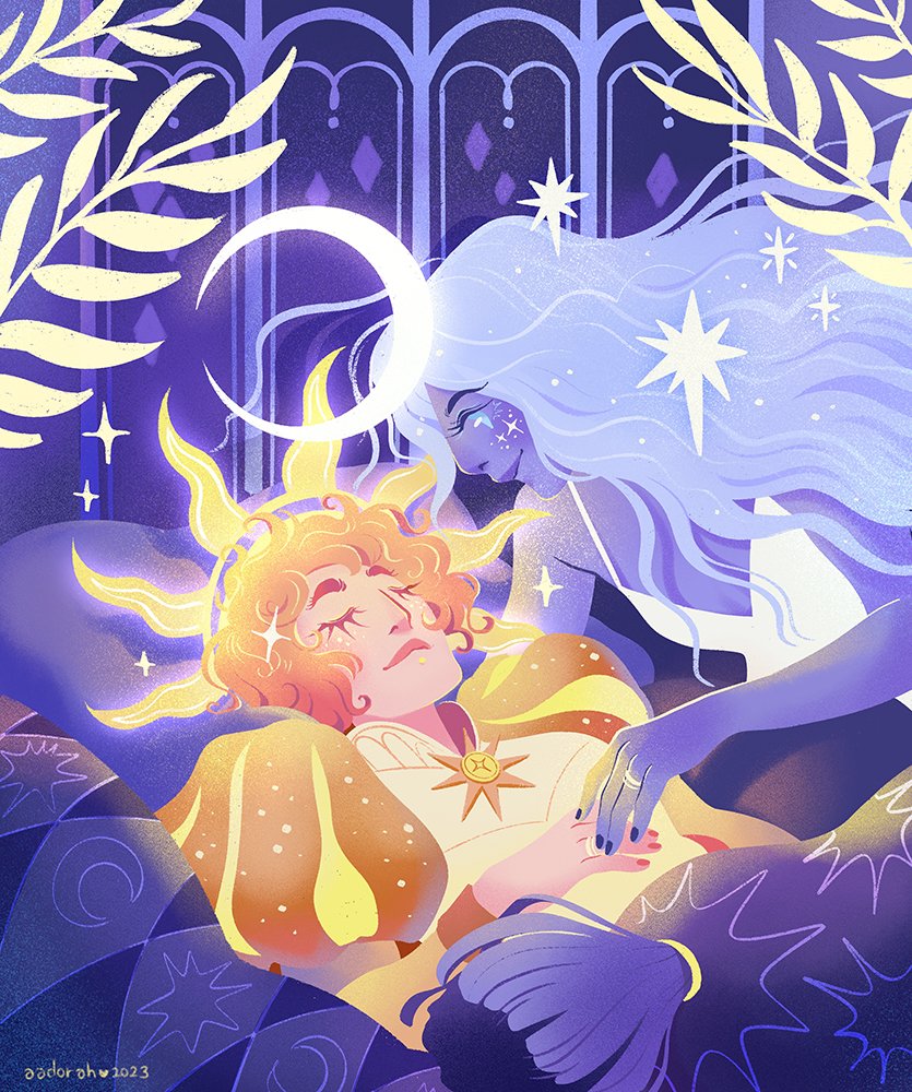 Aadorah's tweet photo. Hi #PortfolioDay  !🌸 I'm Aadorah, illustrator from France. I love to draw girls in love, cute witches with their cats and I use a lot of pastel colors!✨ https://t.co/vSBXwZLA9M