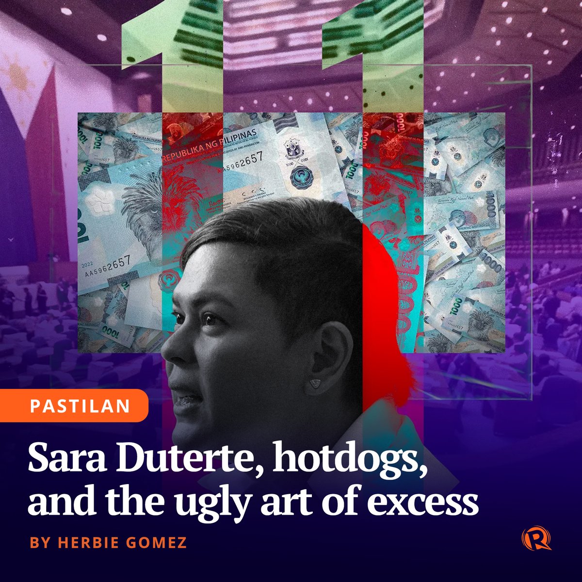 'No one can say for sure what Vice President Sara Duterte did with her P125 million in just 11 days in 2022. It’s highly unlikely, though, that she went on a Jollibee hotdog buying spree.' #PeraNgBayan Read more in Herbie Gomez's #Opinion piece here: trib.al/mwjKvpE