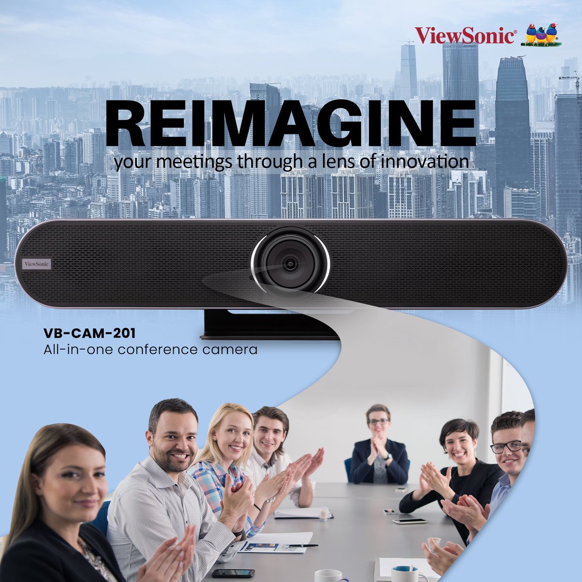 Revolutionize meetings, one frame at a time, with VB-CAM-201!
Get stunning 4K UHD visuals, clear voice tracking, and easy framing adjustments, all in one frame. 

#ViewSonic #ViewSonicIndia #avtechlife #projectone #projectors #avtech #display #conference #camera #conferenceroom