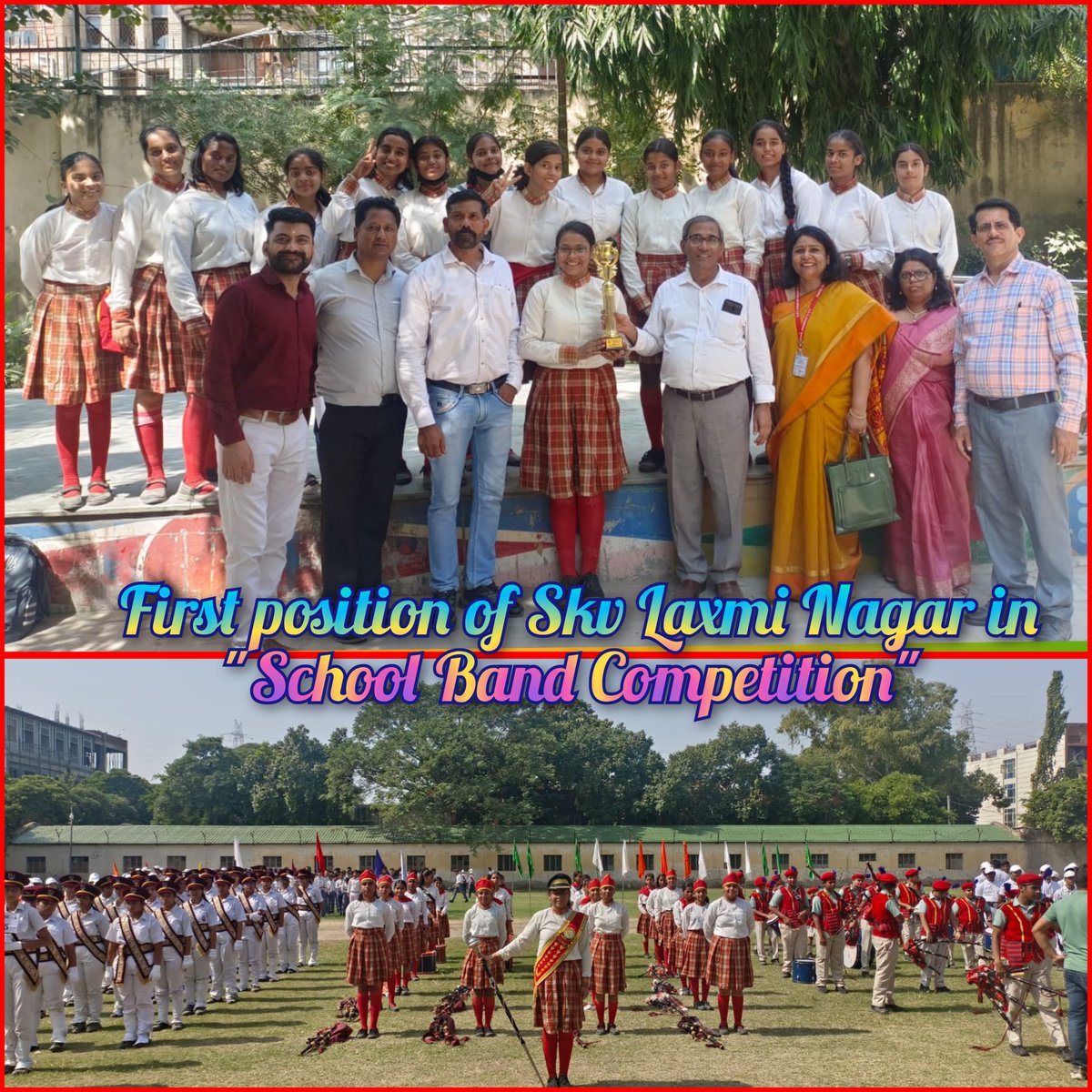 11October'23 @1003028 2023-2024 zone 3 🏆First position in School Band competition !Congratulations to Our School Band Trainer Mr.Rishi Sir and School Students Band group #hardwork #achievement #happiness @Dir_Education @PbpandeyB @dilli_shiksha @DSTF_2020 @ChhaviGupta_04