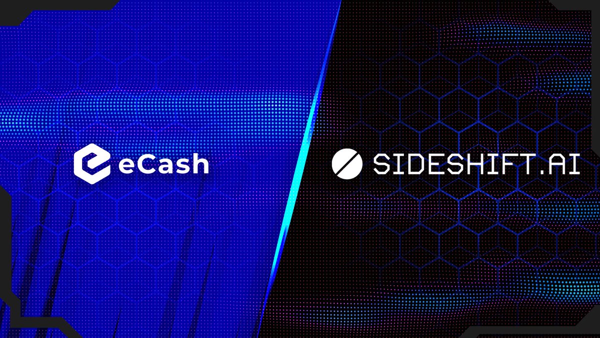 eCash's tweet photo. 📣 We're delighted to announce that @sideshiftai has integrated #eCash $XEC! 🚀

📲 Now you can swap to/from #XEC conveniently using the #SideShift instant exchange, no sign-up required. 🔥

💱 https://t.co/jhecaz80mX

🤝 @sideshiftai GOOD JOB! 🎈 https://t.co/Vv9GFTw7um