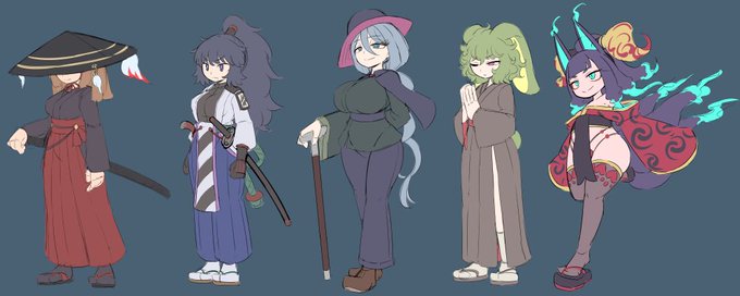 サブキャラクターもぼちぼちのせていきたい 