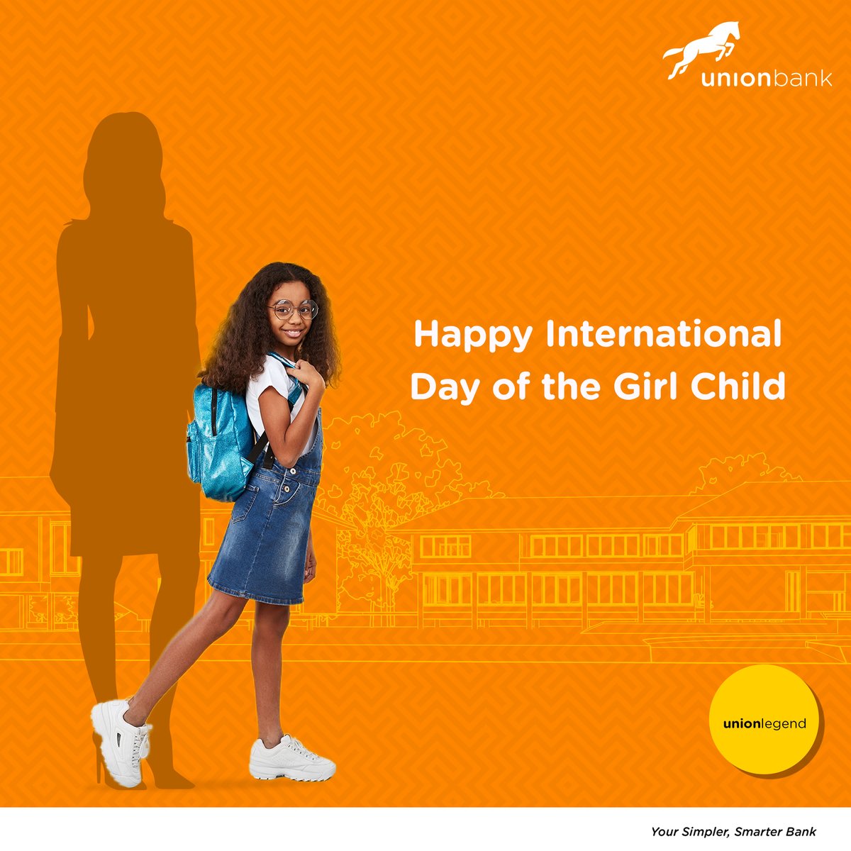 UNIONBANK_NG's tweet photo. From dreams to reality, Girls can do it all!
Let's join hands to empower the dreams and uplift the voices of the girl child as we celebrate their strength and potential.

Happy International Day of the Girl Child!

#IDGC2023 #UnionLegend #UnionInfinity #UnionBank https://t.co/iZETqO8DJh