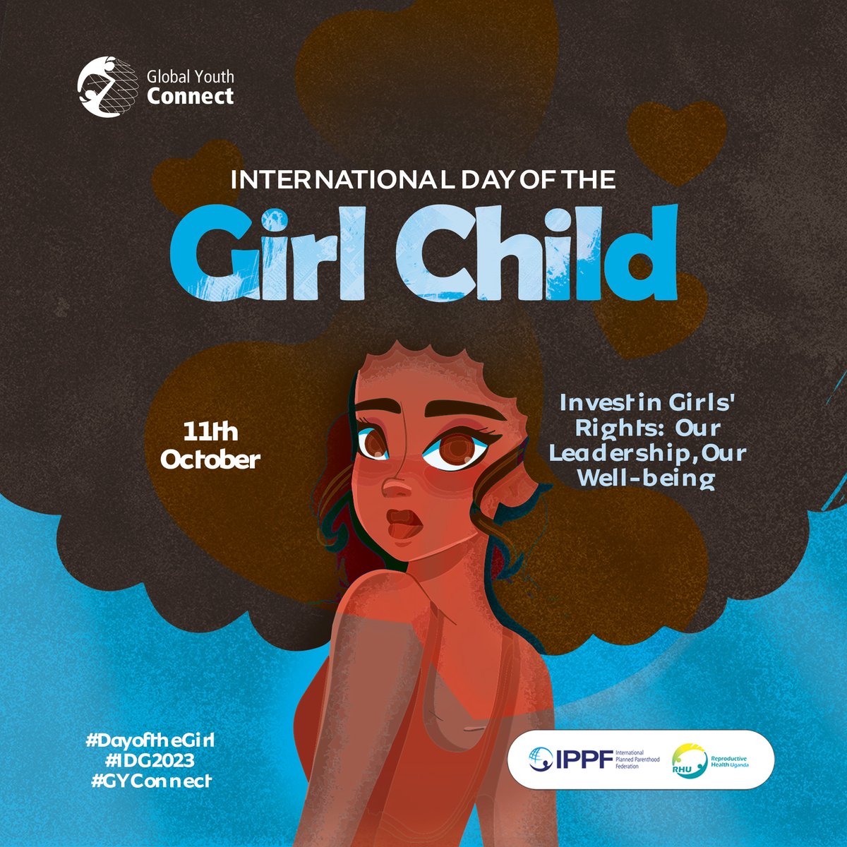 🌟 Today is International Day of the Girl Child! 🚺 Let's celebrate and empower girls all around the world. 💪🌍 

Together, let's support, inspire, and uplift our future leaders. 
#DayOfTheGirl | #GirlsRights | #EmpowerGirls |#GYConnect💙🌟📚