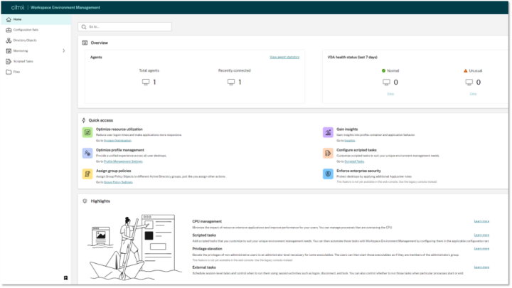 Meeting you wherever you are on your virtualization journey - #Citrix #WEM now provides web based mgmt. for on-prem deployments. 

[read more: bit.ly/3RUnecj]