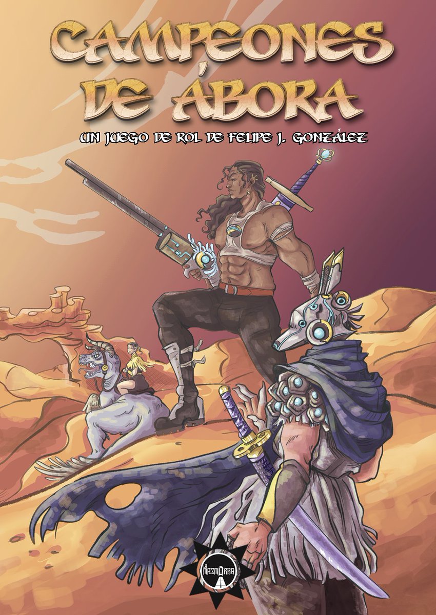 MartaN_ilustra's tweet photo. Portada de Campeones de Ábora, la cual he ilustrado junto a @IriaonArt (Dibujo de ella y Color mío)
Autor: Felipe J. González
Edita: @LaMazmorra_Rol @Suseyaediciones 

Juego de rol que se desarrolla en un planeta lejano donde mezcla la ciencia futurista y el pasado.
Link👇👇👇👇 https://t.co/NAHTjtwmAZ